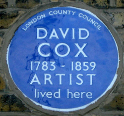 COX David lived here, LCC 9 Foxley Cottages later known as 34 Foxley Road