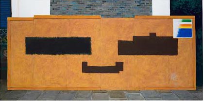 Richard Serra and Malevich Attempt a Happy Face at Loughborough Junction
