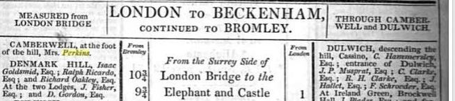 Paterson's Roads by E Mogg published 1824