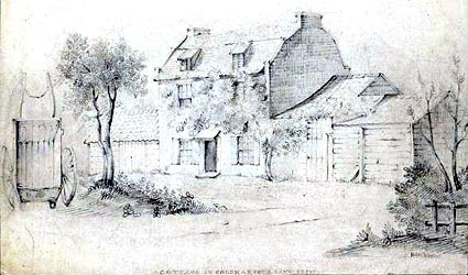 Coldharbour Lane cottage (date unknown) H.M Wooler LL