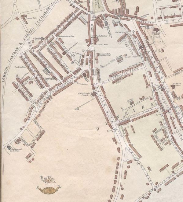 Camberwell and Peckham, Suburbs of London,sheet 5, Edward Weller for the Weekly Dispatch, British Library 1865