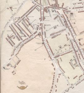 Camberwell and Peckham, Suburbs of London,sheet 5, Edward Weller for the Weekly Dispatch, British Library 1865