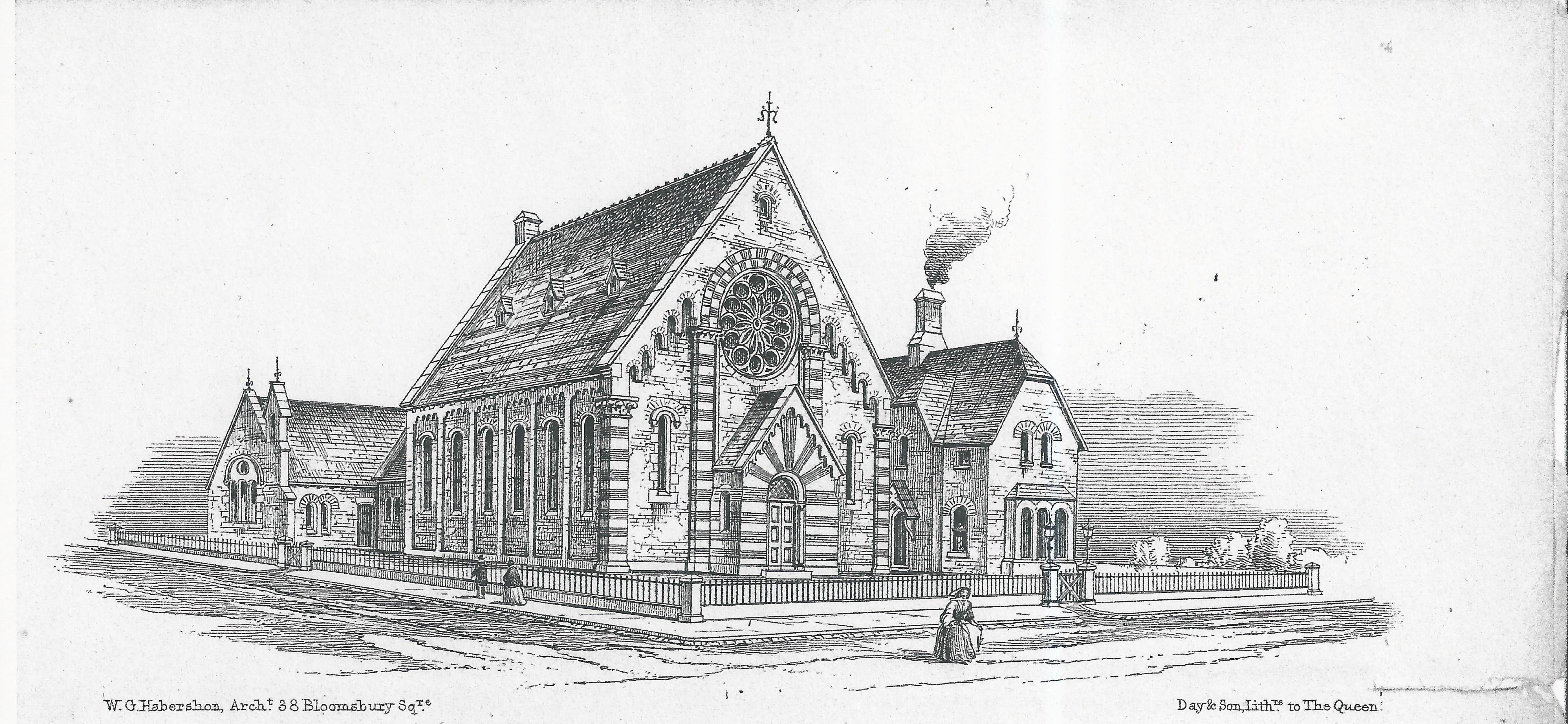 Loughborough Park Congregational Church Architects drawing