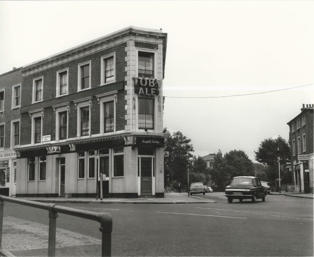 The Angell Arms , early 1970's Lambeth Local History, Minet Lib