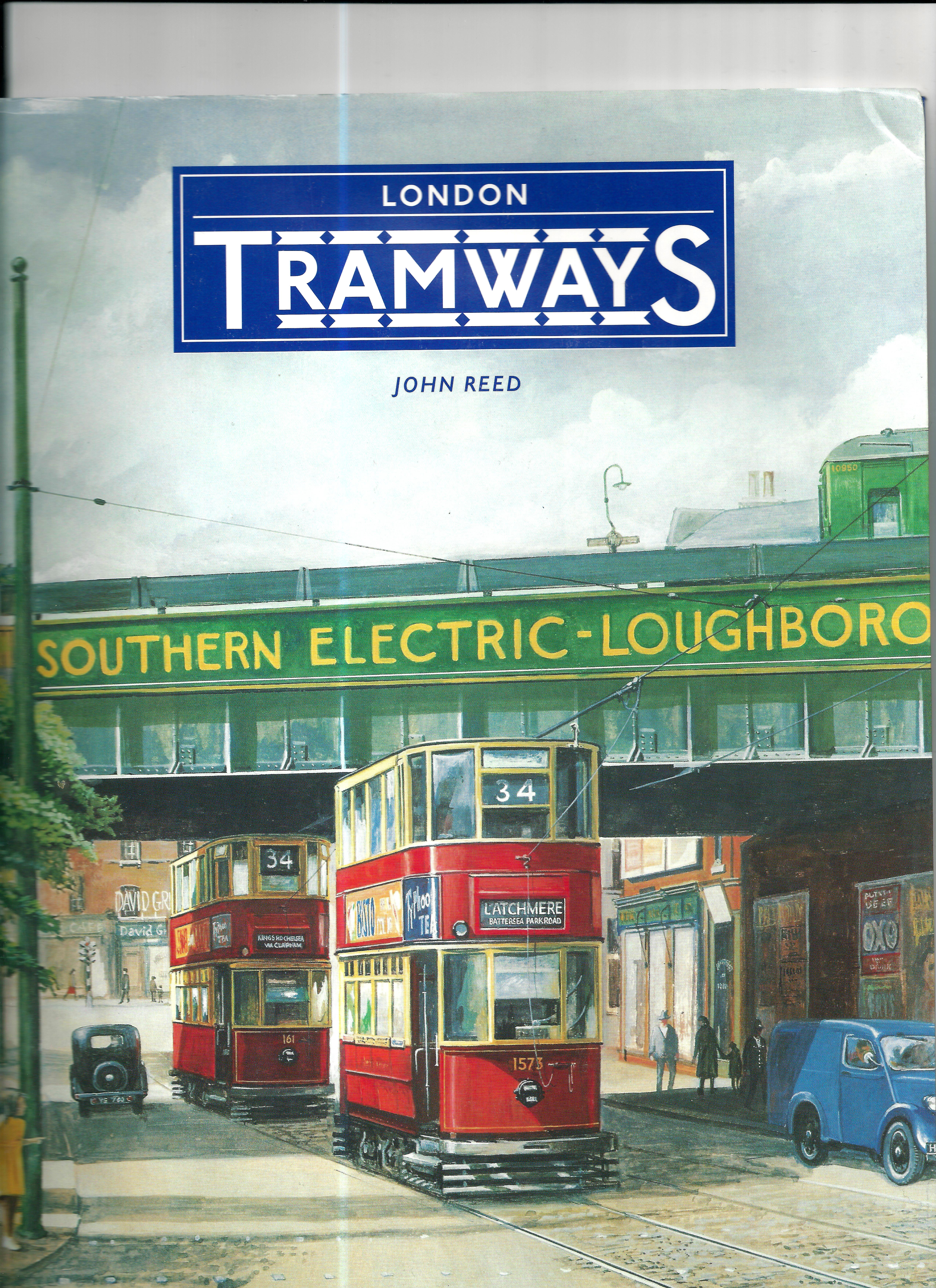 Trams on Coldharbour Lane, by Loughborough Junction by John Re