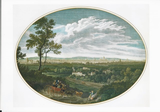 A South View from of the Cities of London and Westminster taken from Denmark Hall near Camberwell, 1779 by Daniel Jerpiniere