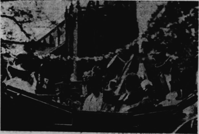 King and Queen on Denmark Hill, tues 20th July 1909