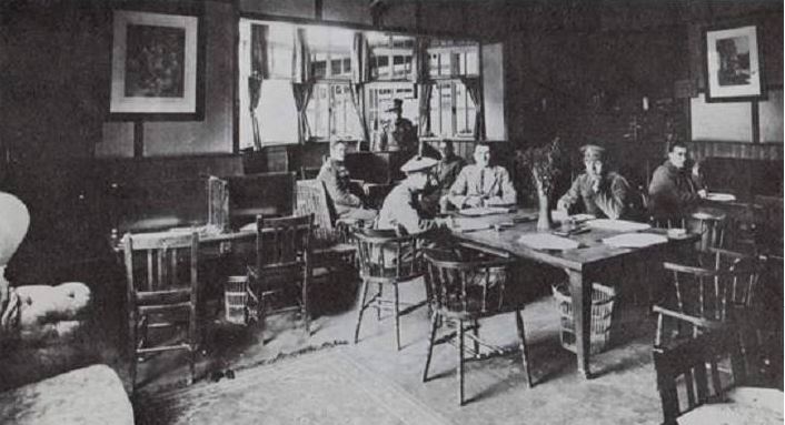 YMCA Hut Camberwell Green 1917 inside