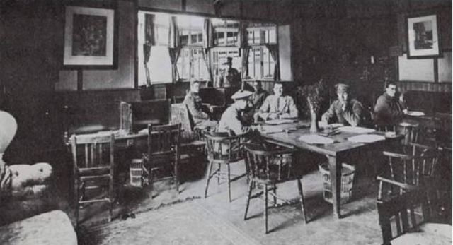 YMCA Hut Camberwell Green 1917 inside