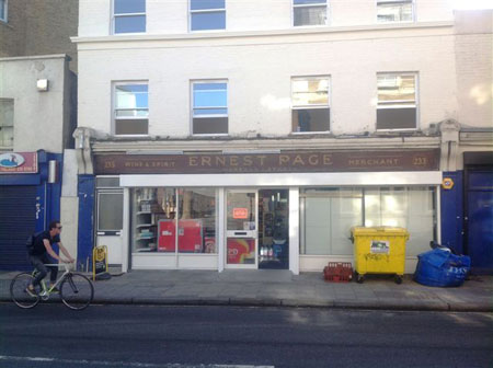 Ernest Page , 233 Coldharbour lane