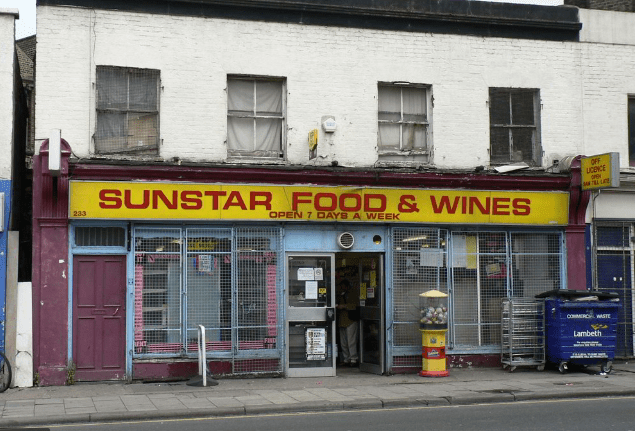 Sunstar Food and Wines, 233 Coldharbour Lane