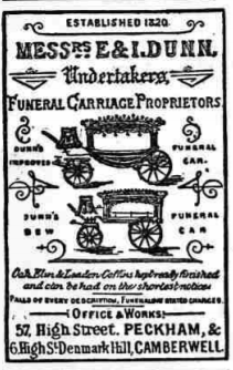 E &amp; L Dunn 6 High St DH SLP 10 Sepy 1892