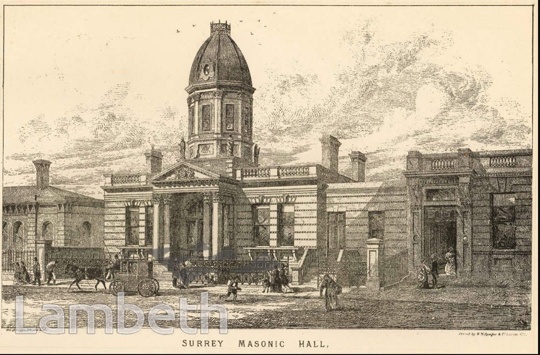 Surrey Masonic Hall, Camberwell New Road, Lambeth Archives
